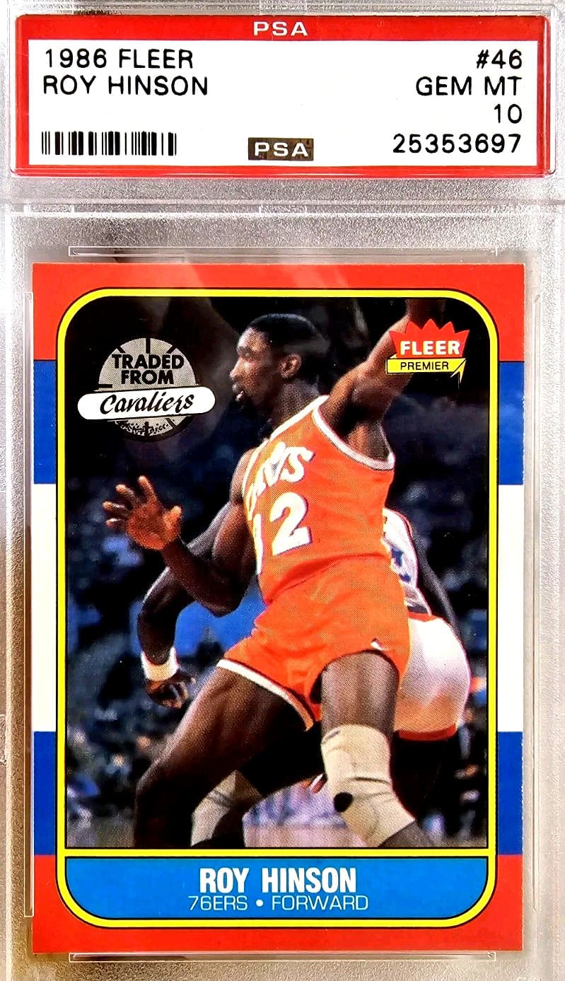 Basketball Roy Hinson 1986 Fleer