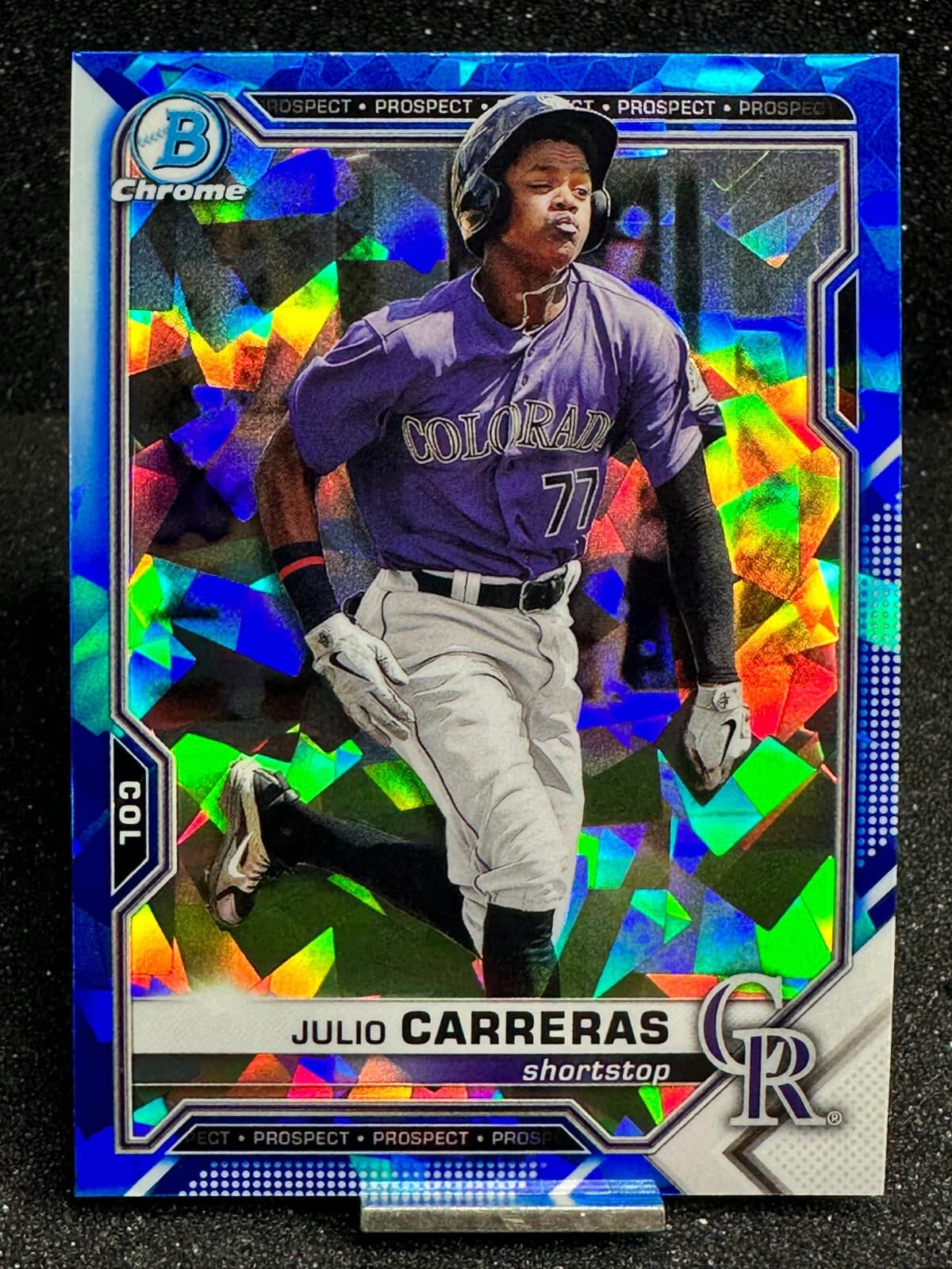 Sapphire JULIO CARRERAS FREE S 2021 Bowman Draft 2021 Bowman Draft