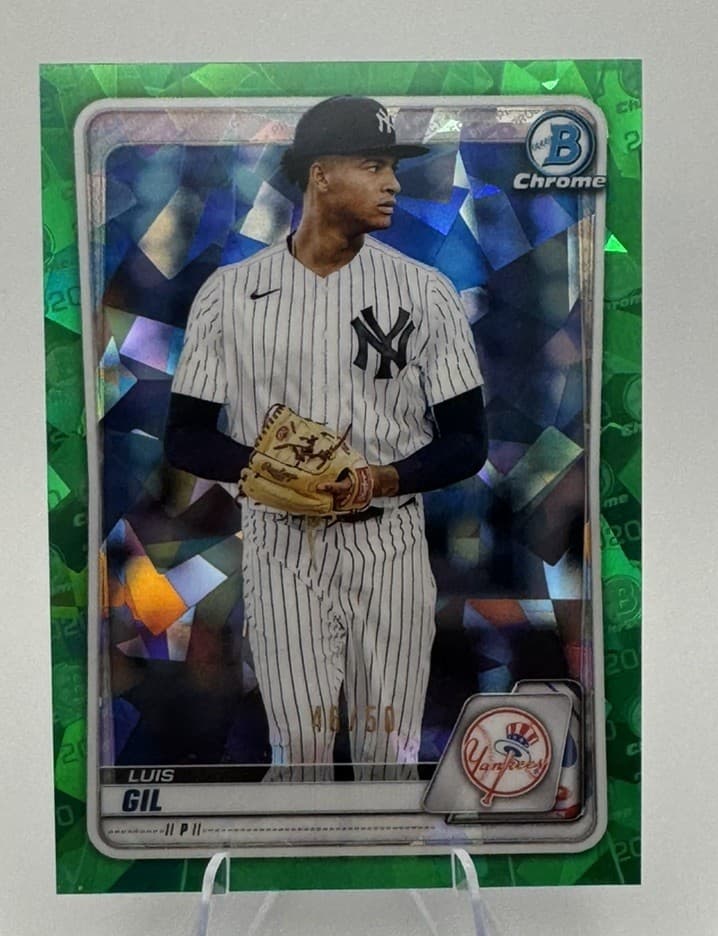 Luis Gil Green 2020 Bowman Chrome 2020 Bowman Chrome green-refractor