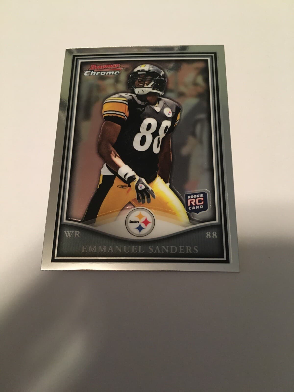 FOOTBALL EMMANUEL SANDERS -18 2010 Bowman Chrome 2010 Bowman Chrome
