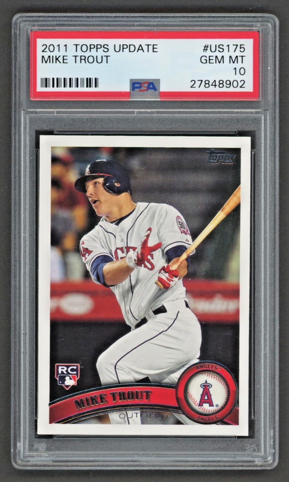 MIKE TROUT "THE KIDS " 2011 Topps Update