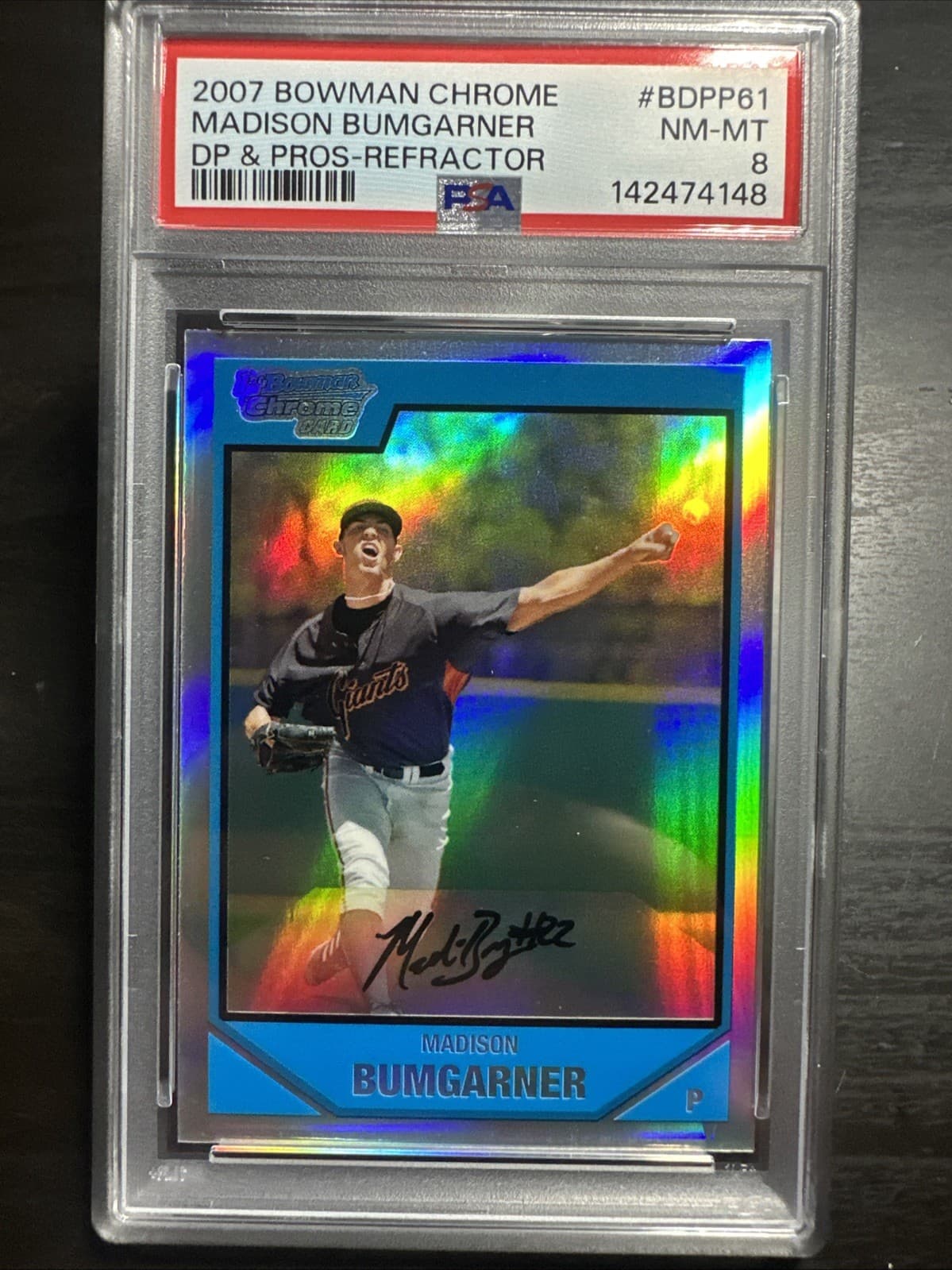 Prospects Madison Bumgarner 2008 Bowman Chrome 2008 Bowman Chrome refractor