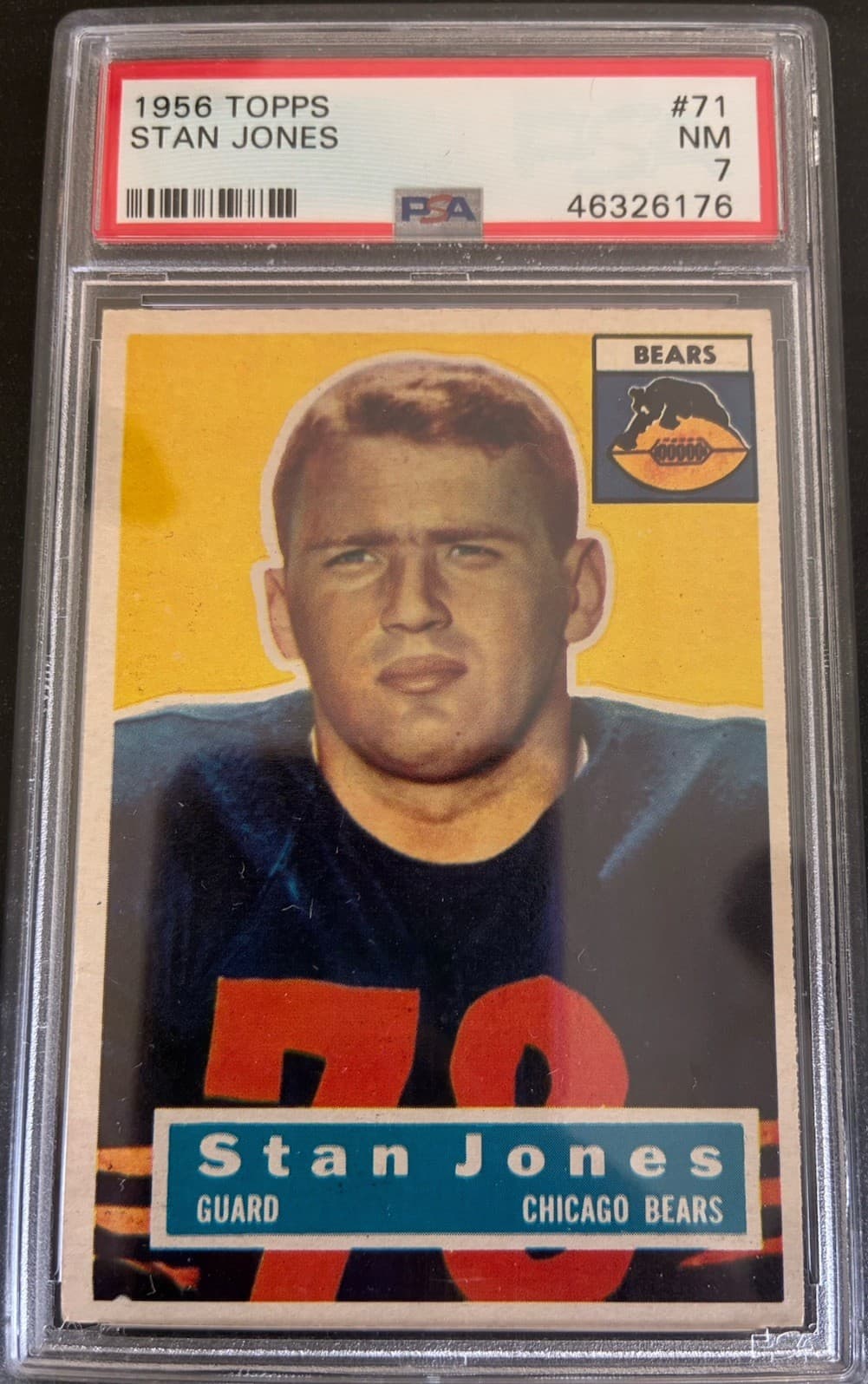 Stan Jones 1956 topps Topps