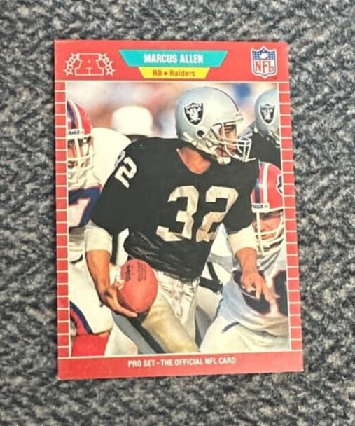 Marcus Allen Los 1989 Pro Set
