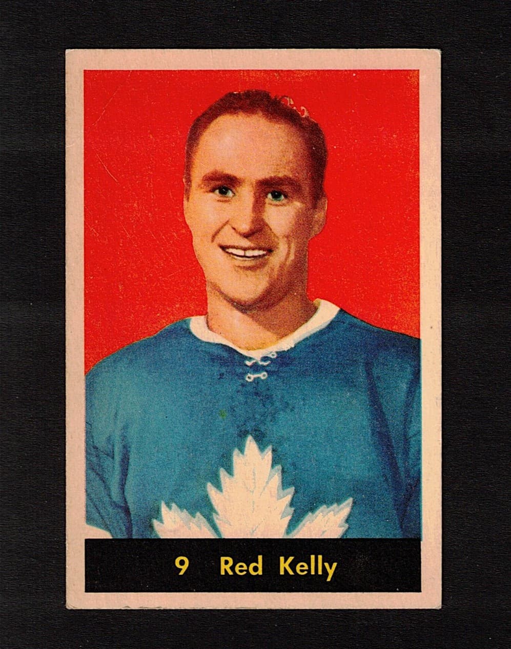 Red Kelly trading card