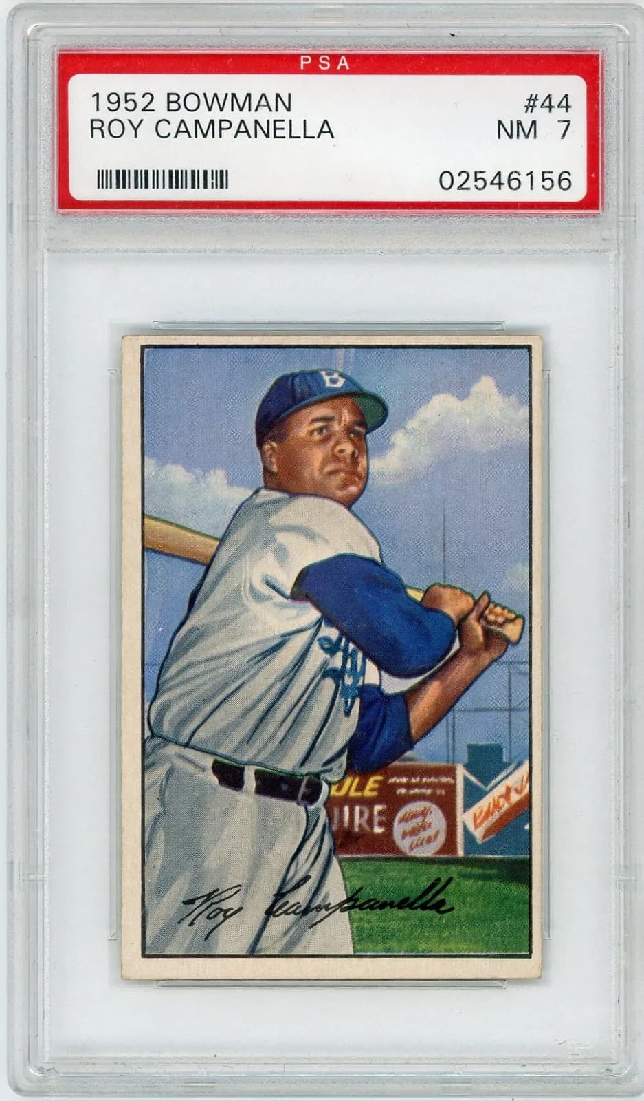 Roy Campanella trading card