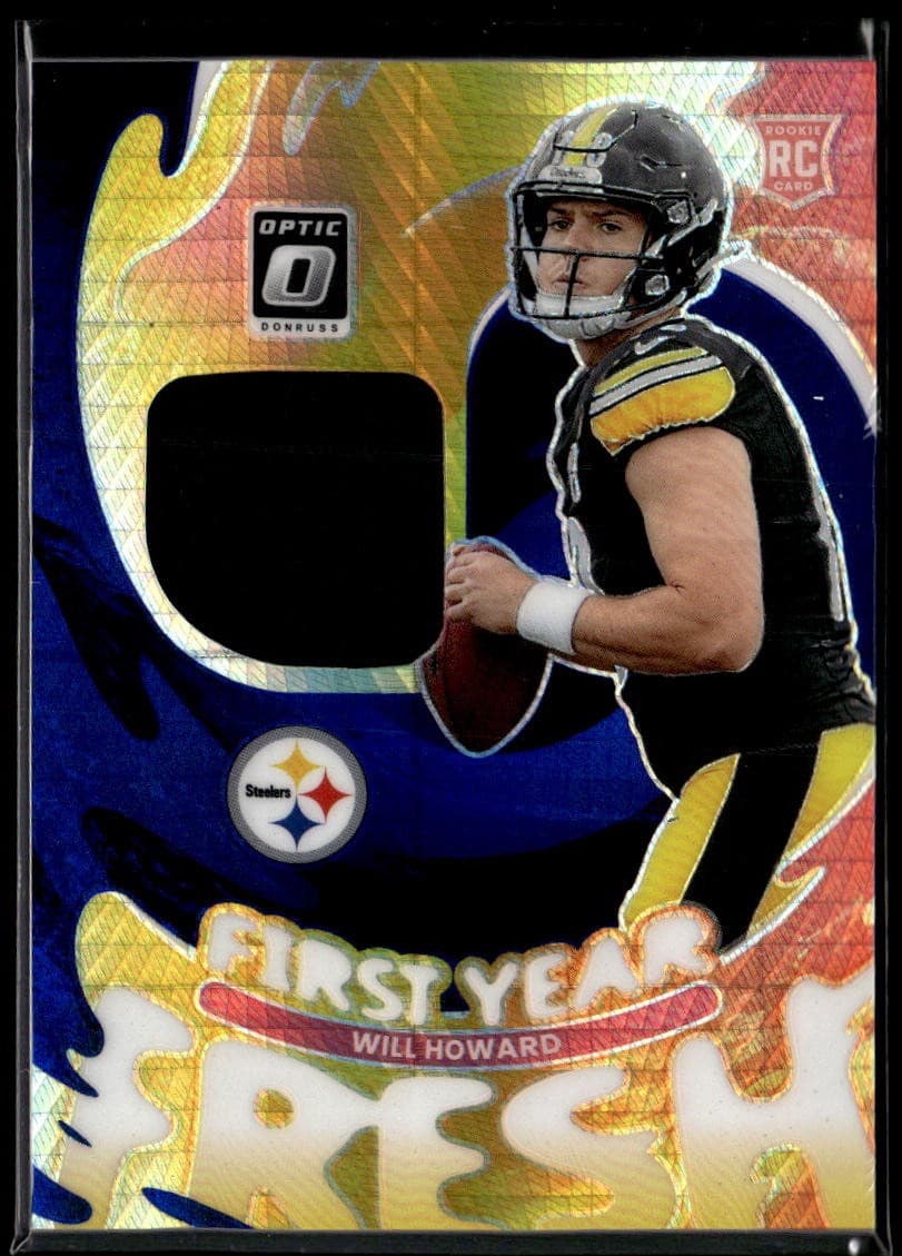 Will Howard First 2025 Donruss Optic