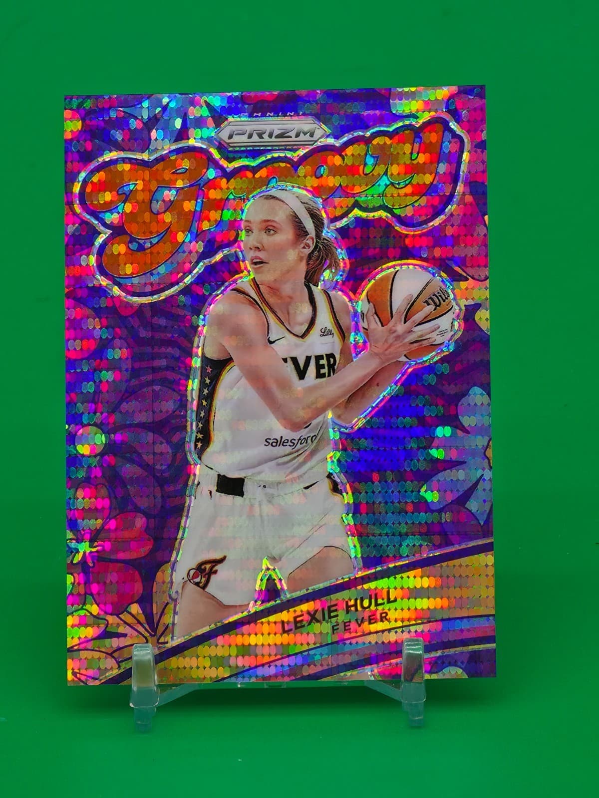Lexie Hull Groovy 2024 Panini Prizm 2024 Panini Prizm orange-pulsar