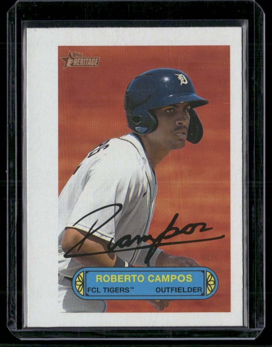 Roberto Campos Minor 2022 Topps Heritage 2022 Topps Heritage
