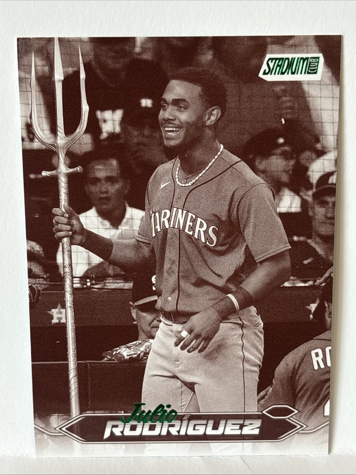 Julio Rodriguez Sepia 2024 Topps Stadium Club 2024 Topps Stadium Club