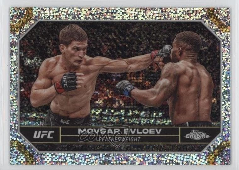 Movsar Evloev trading card