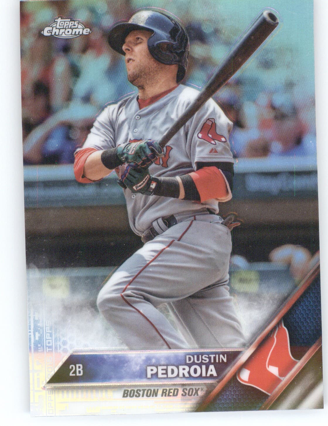 Dustin Pedroia 2016 Topps Chrome 2016 Topps Chrome refractor