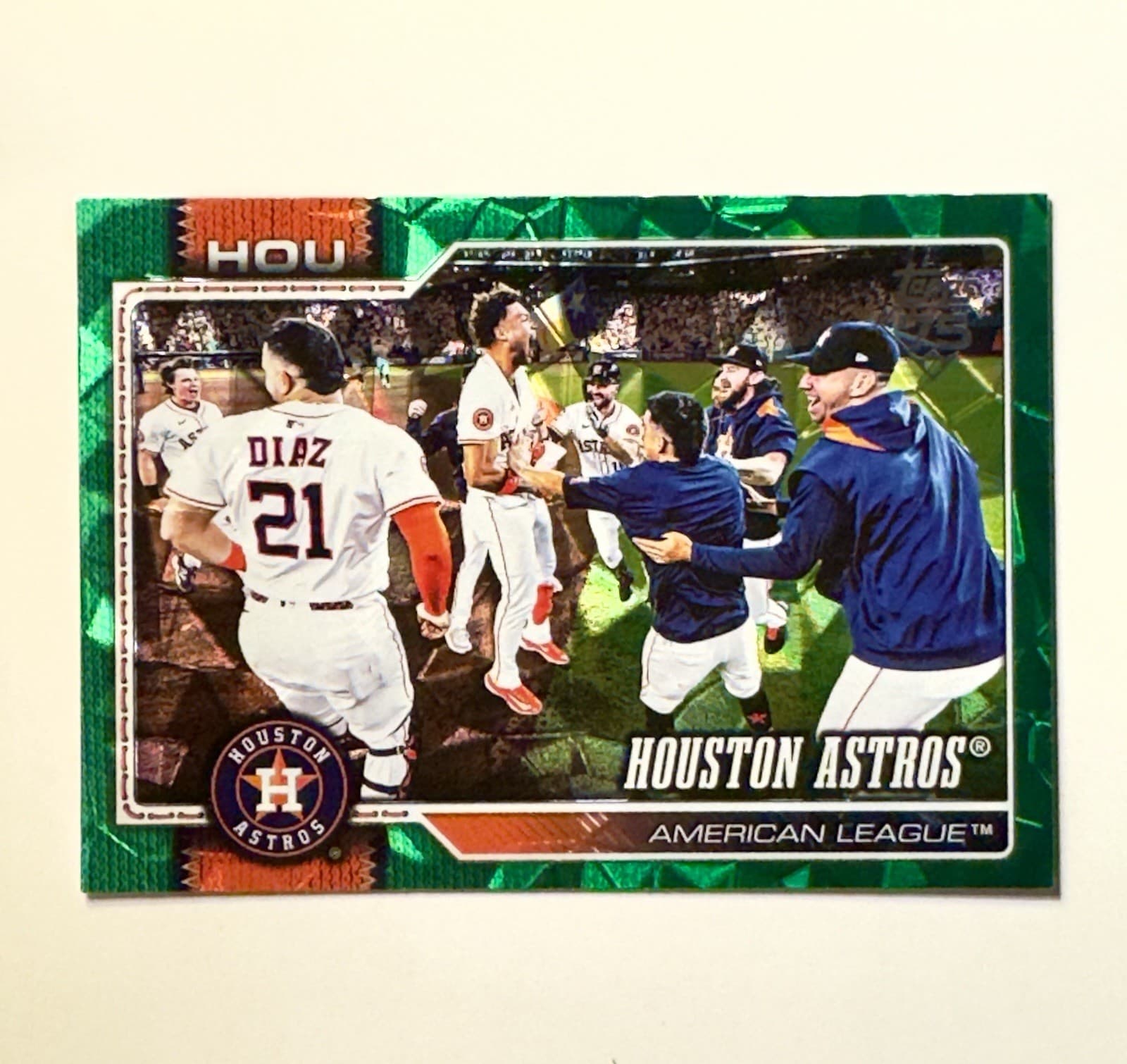 Houston Astros Green 2026 Topps 2026 Topps foil-green
