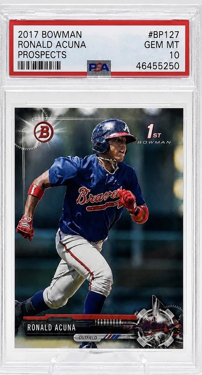 Ronald Acuna trading card