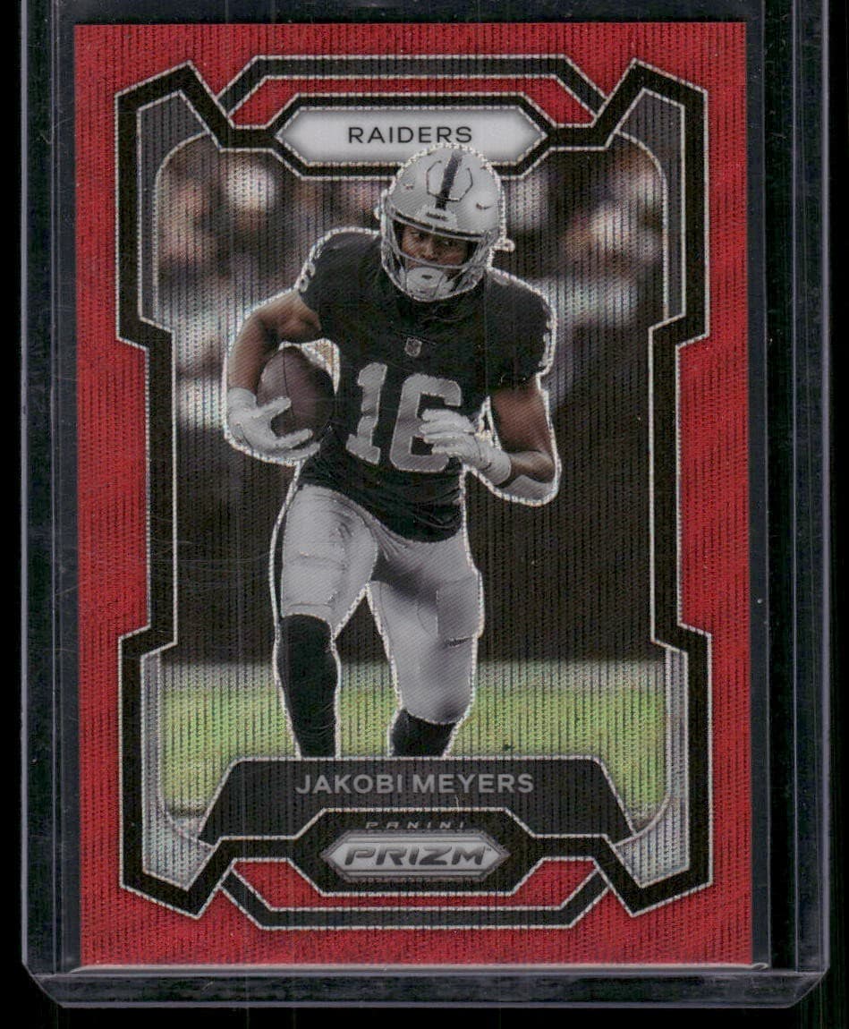 Jakobi Meyers Red 2023 Panini Prizm 2023 Panini Prizm