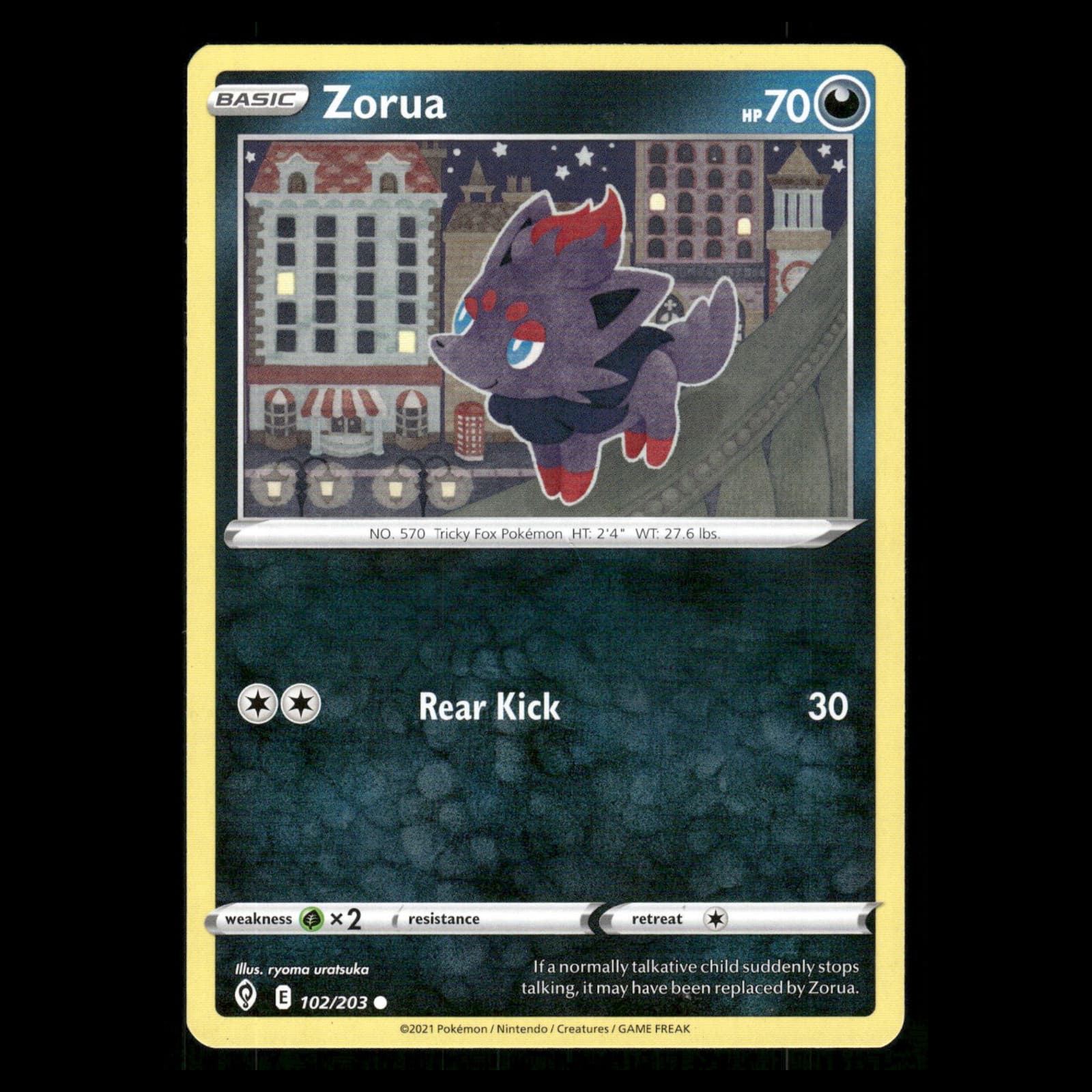 Zorua Sword 2021 Unknown