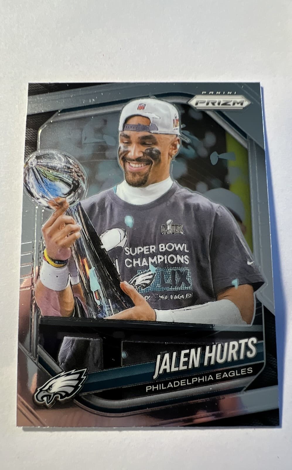 Jalen Hurts Silver 2025 Panini Prizm 2025 Panini Prizm