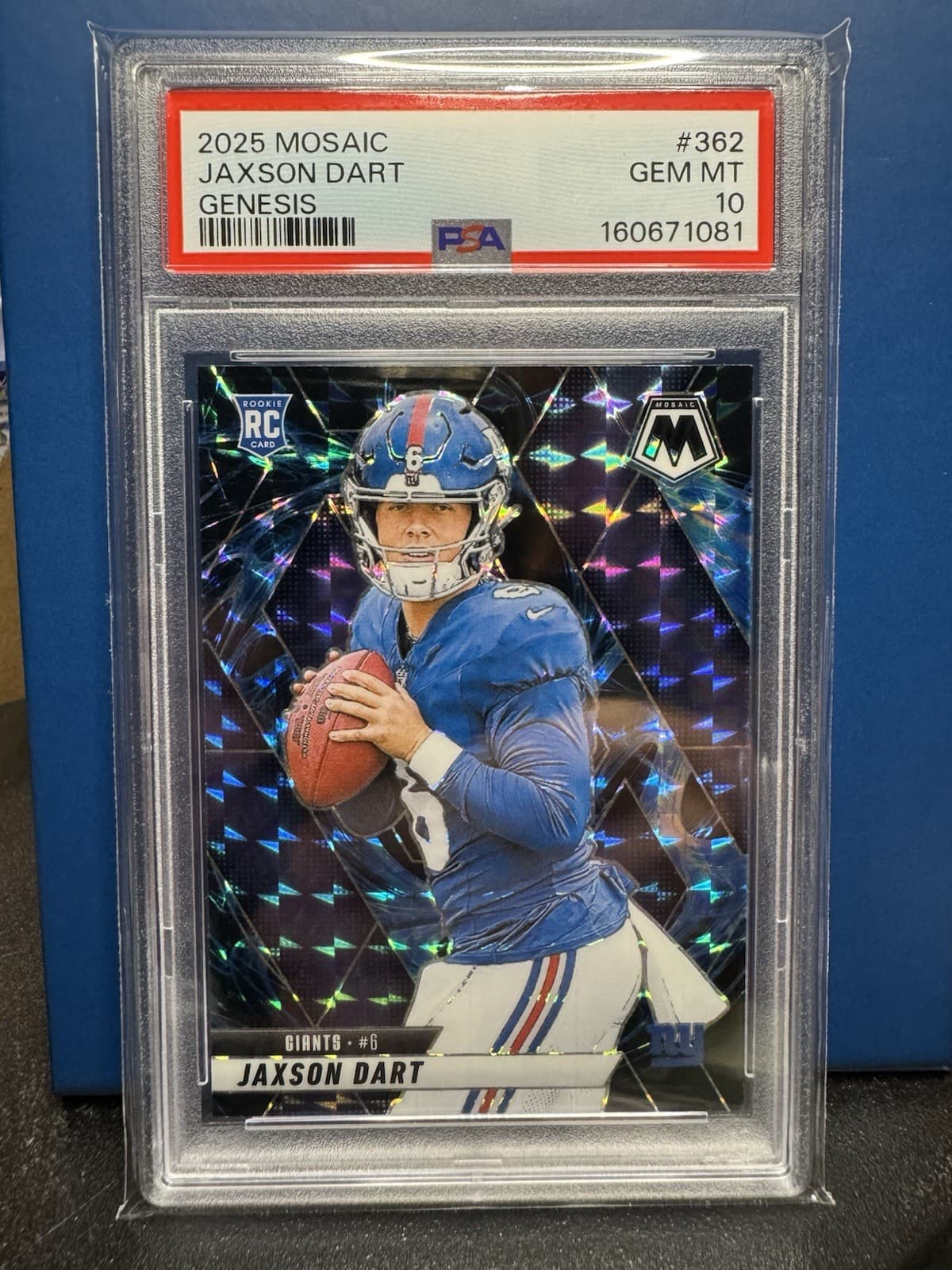 Jaxson Dart Genesis 2025 Panini Mosaic 2025 Panini Mosaic
