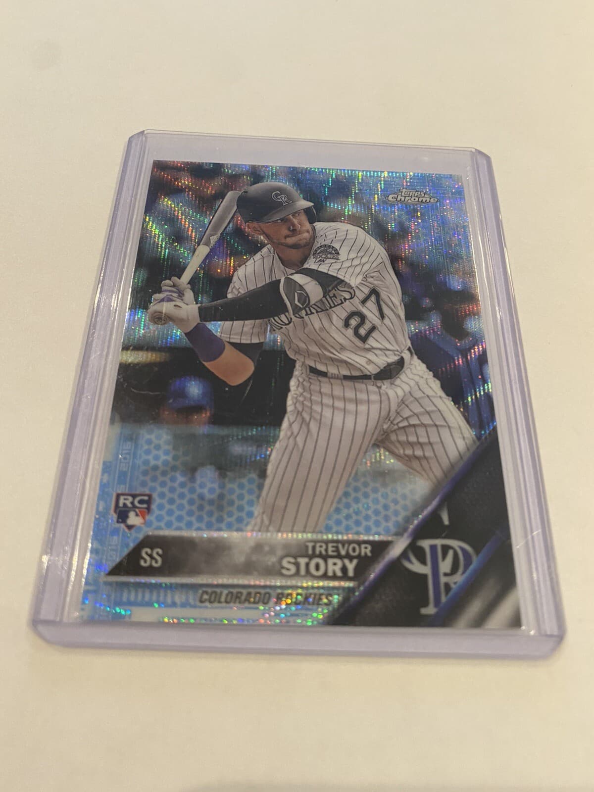 BLUE WAVE TREVOR STORY /75 2016 Topps Chrome 2016 Topps Chrome