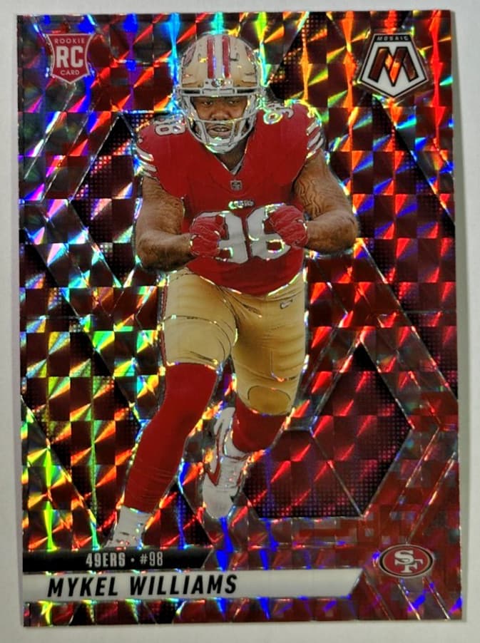 Mykel Williams Red 2025 Panini Mosaic 2025 Panini Mosaic