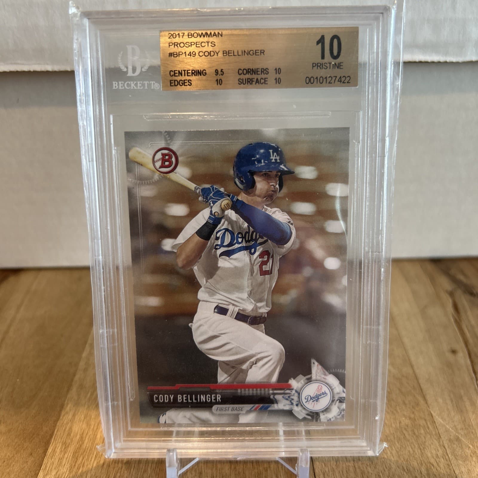 Cody Bellinger 2017 bowman