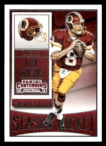 Kirk Cousins Washington 2015 Panini Contenders 2015 Panini Contenders