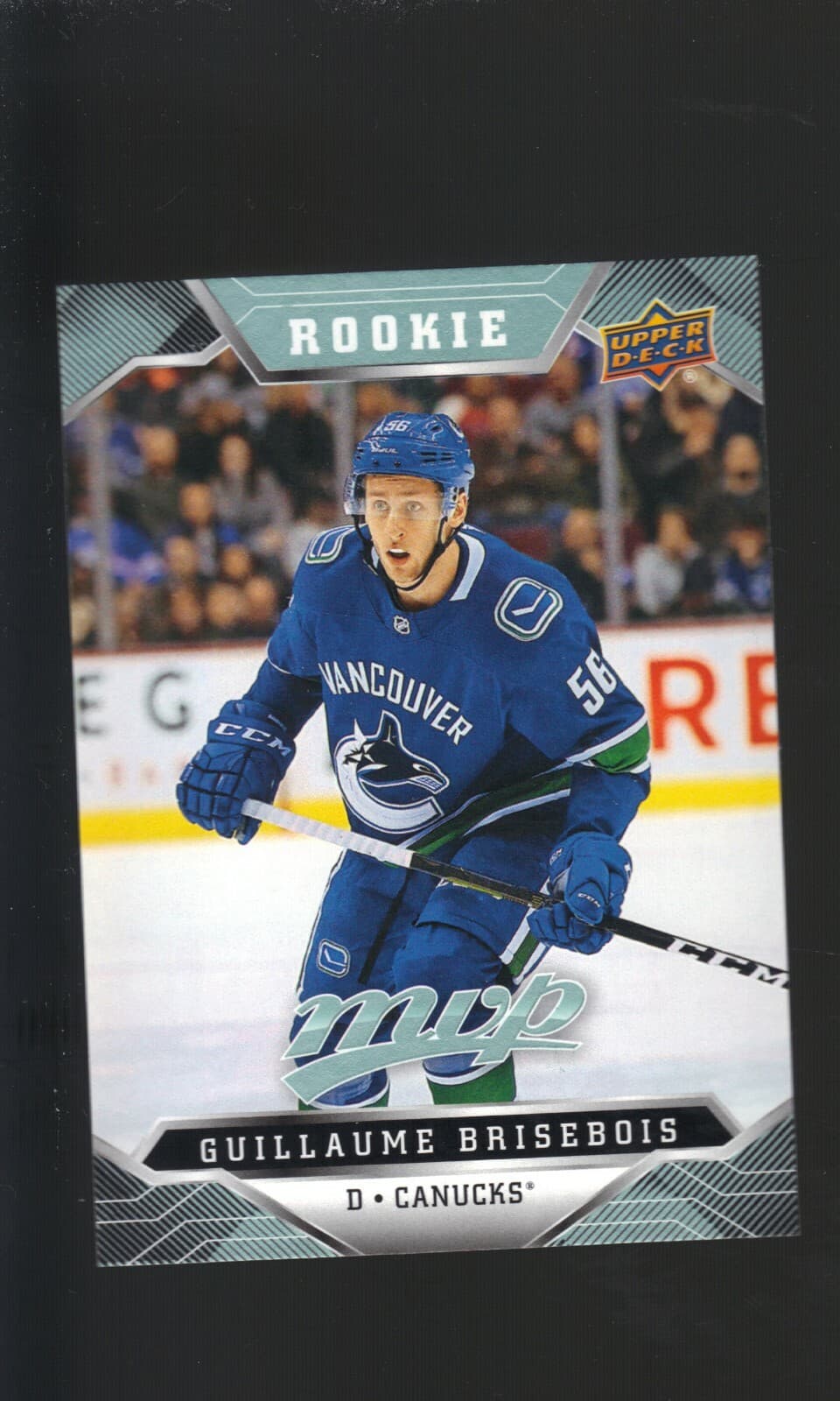 MVP HOCKEY GUILLAUME BRISEBOIS 2019 Upper Deck 2019 Upper Deck