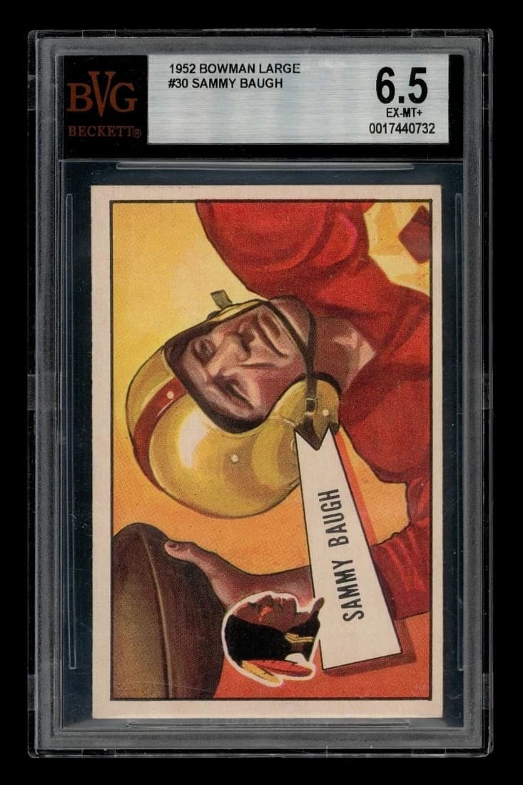 Large Football Sammy 1952 Bowman