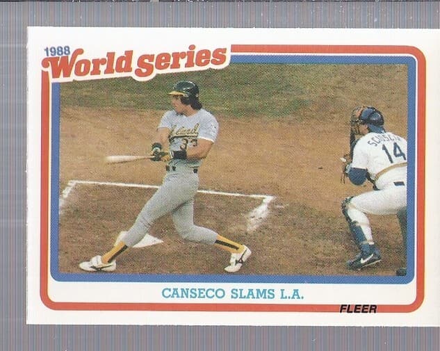 World Series 1989 Fleer