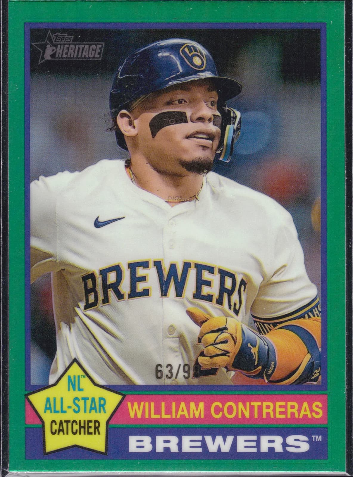 William Contreras Green 2025 Topps Heritage