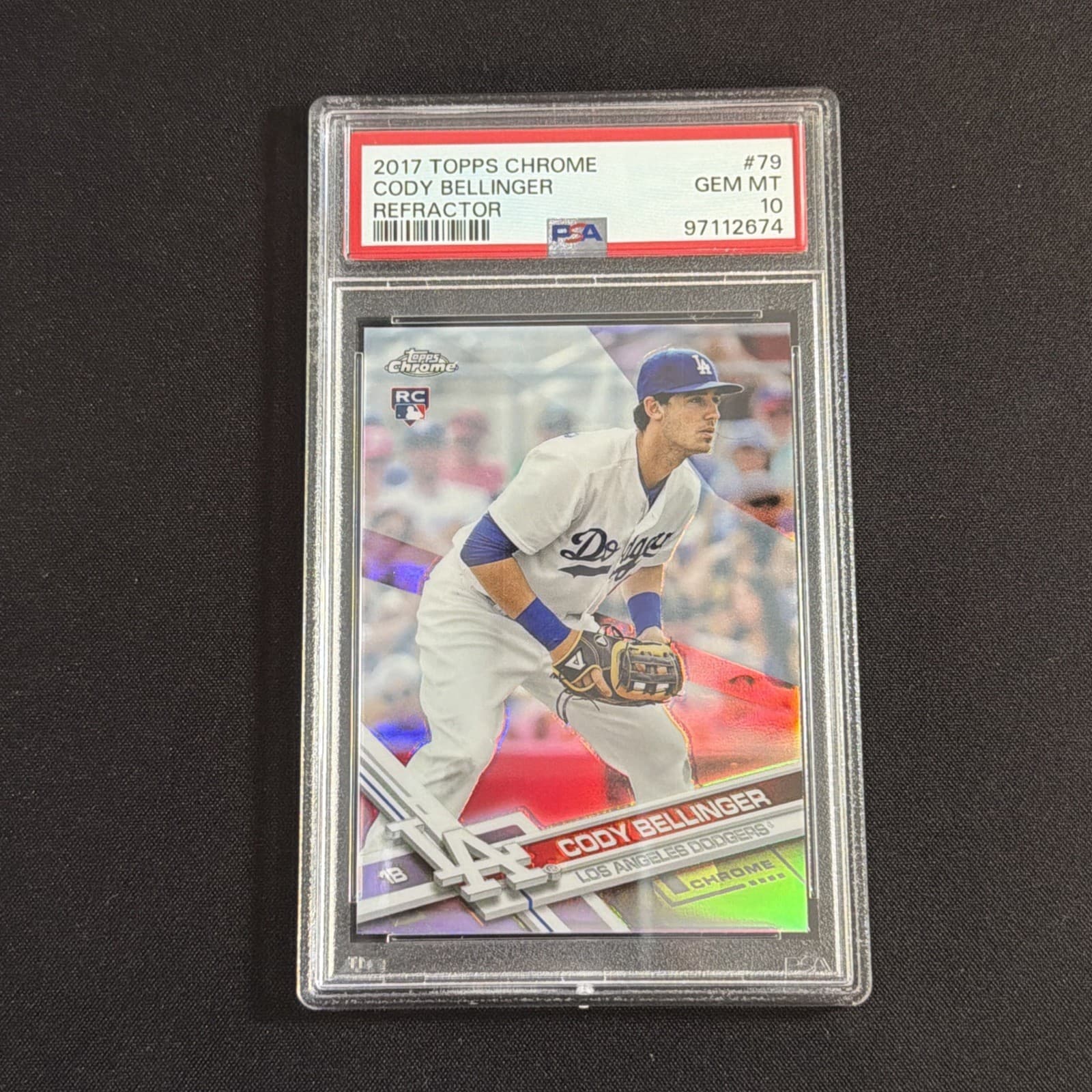 CODY BELLINGER LA Dodgers 2017 Topps Chrome