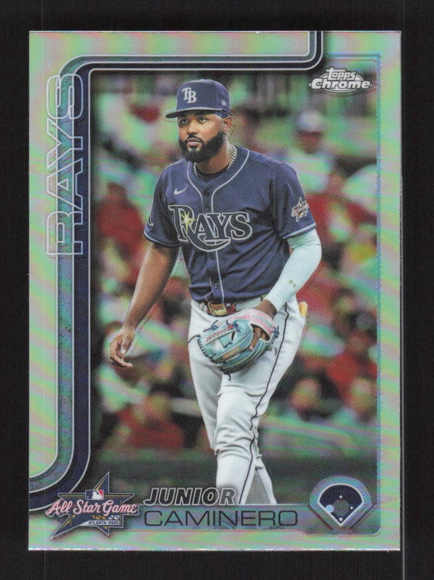 Junior Caminero Update 2025 Topps Chrome 2025 Topps Chrome