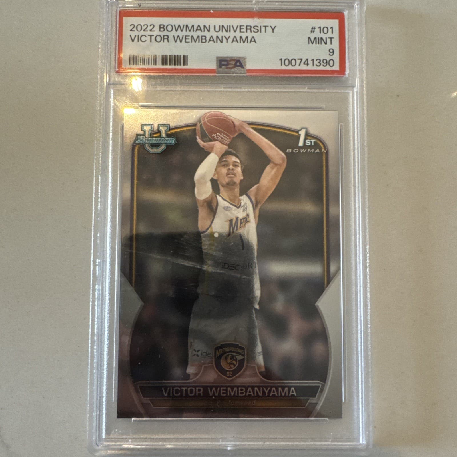 University Victor Wembanyama 2022 Bowman Chrome 2022 Bowman Chrome