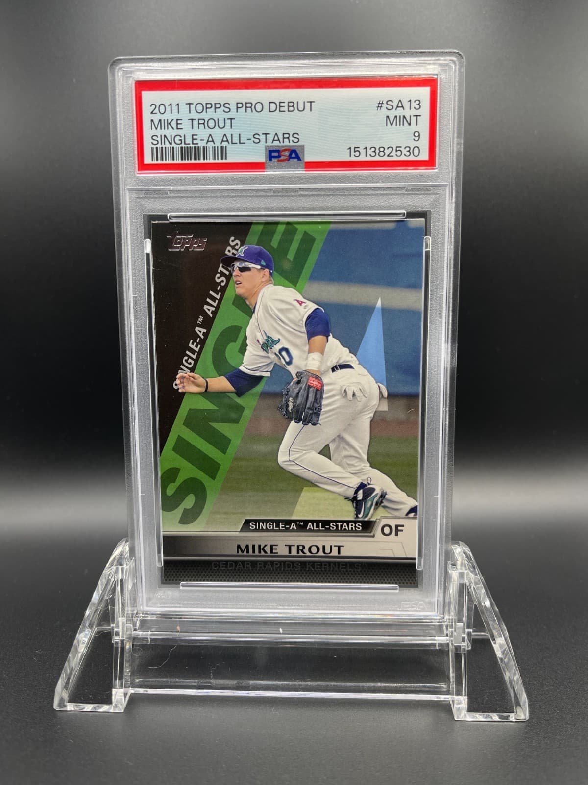 PRO DEBUT MIKE TROUT SINGLE A 2011 Topps 2011 Topps