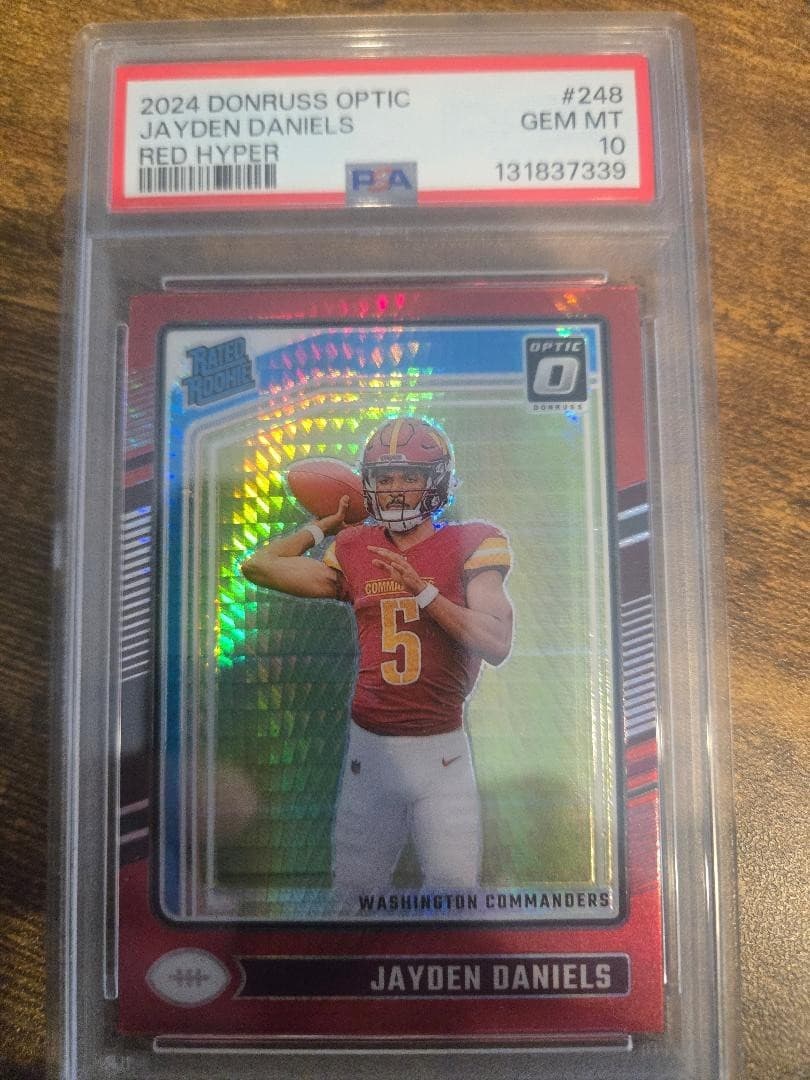 Jayden Daniels 2024 panini Donruss Optic
