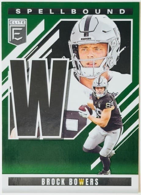 Brock Bowers Elite 2025 Donruss 2025 Donruss