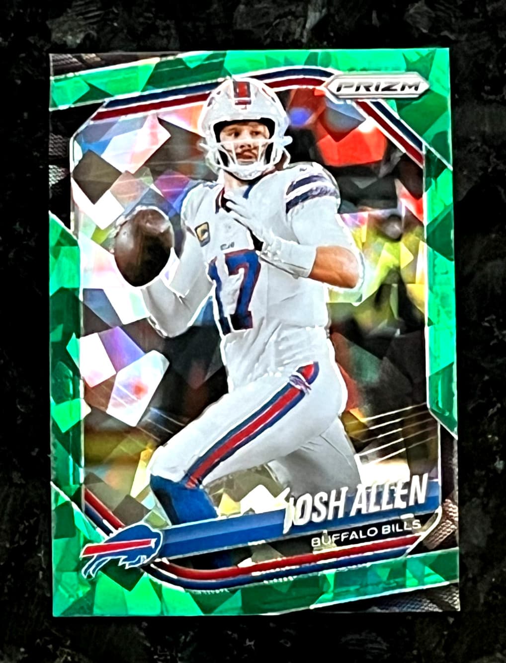 Josh Allen 2025 panini Prizm Black & Blue Checker