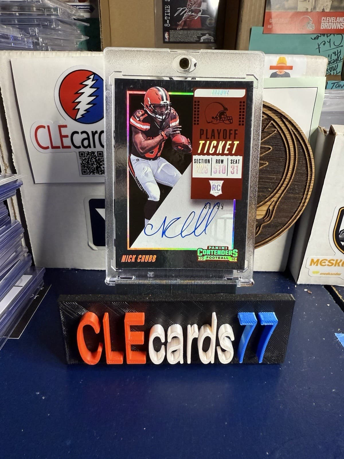 Nick Chubb 2018 panini