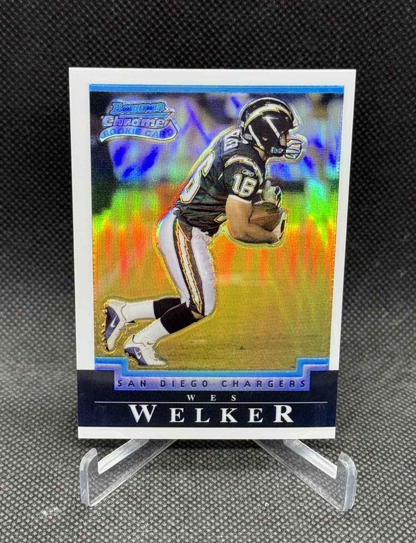 Wes Welker 2004 bowman