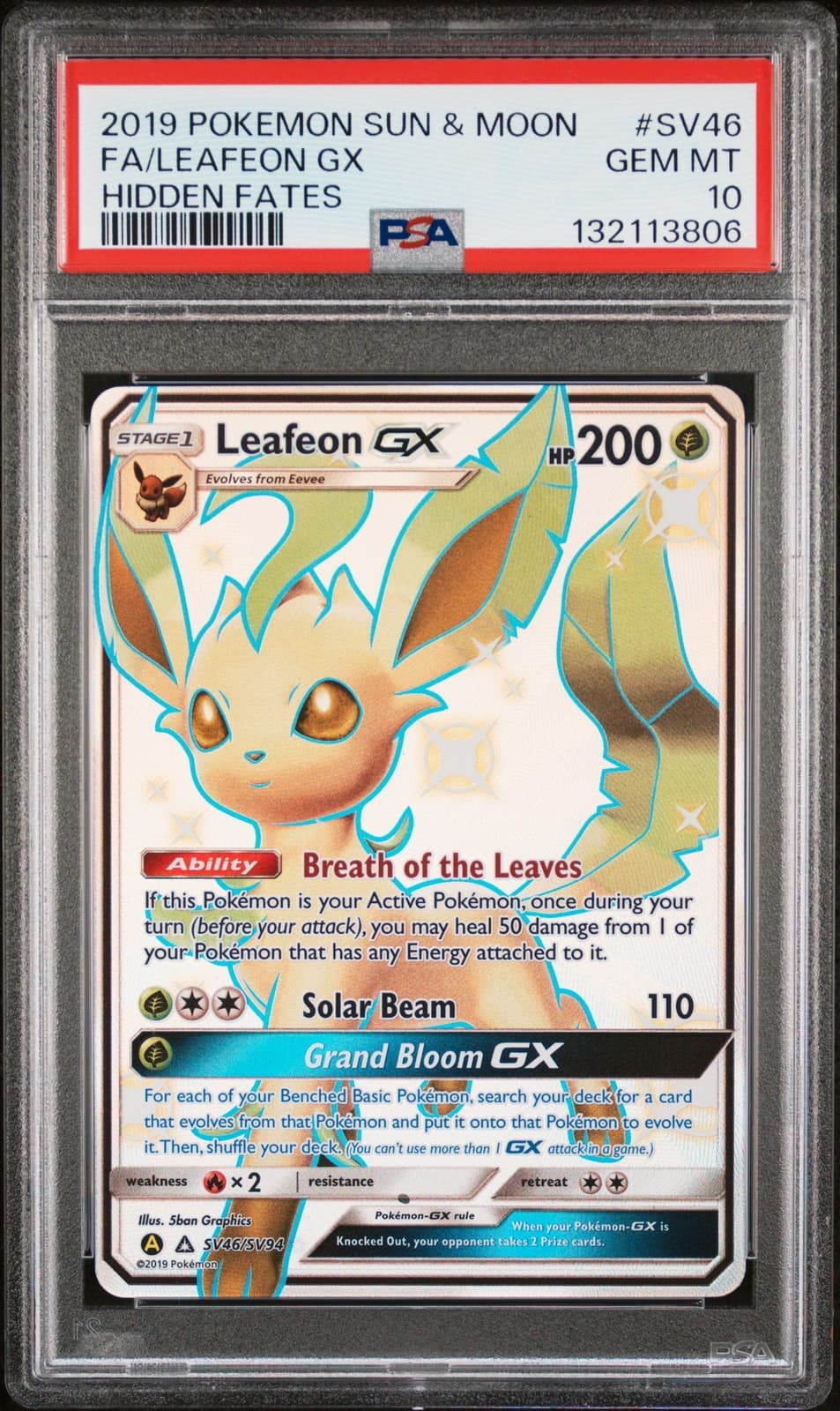 Leafeon GX 2019 Sun