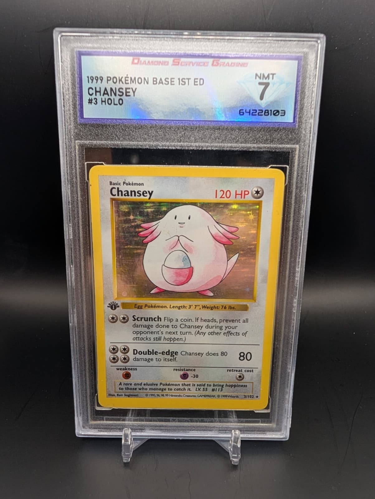 Chansey 1999 pokemon_tcg