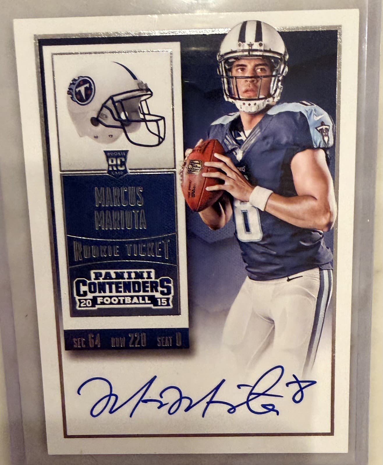 Marcus Mariota 2015 panini