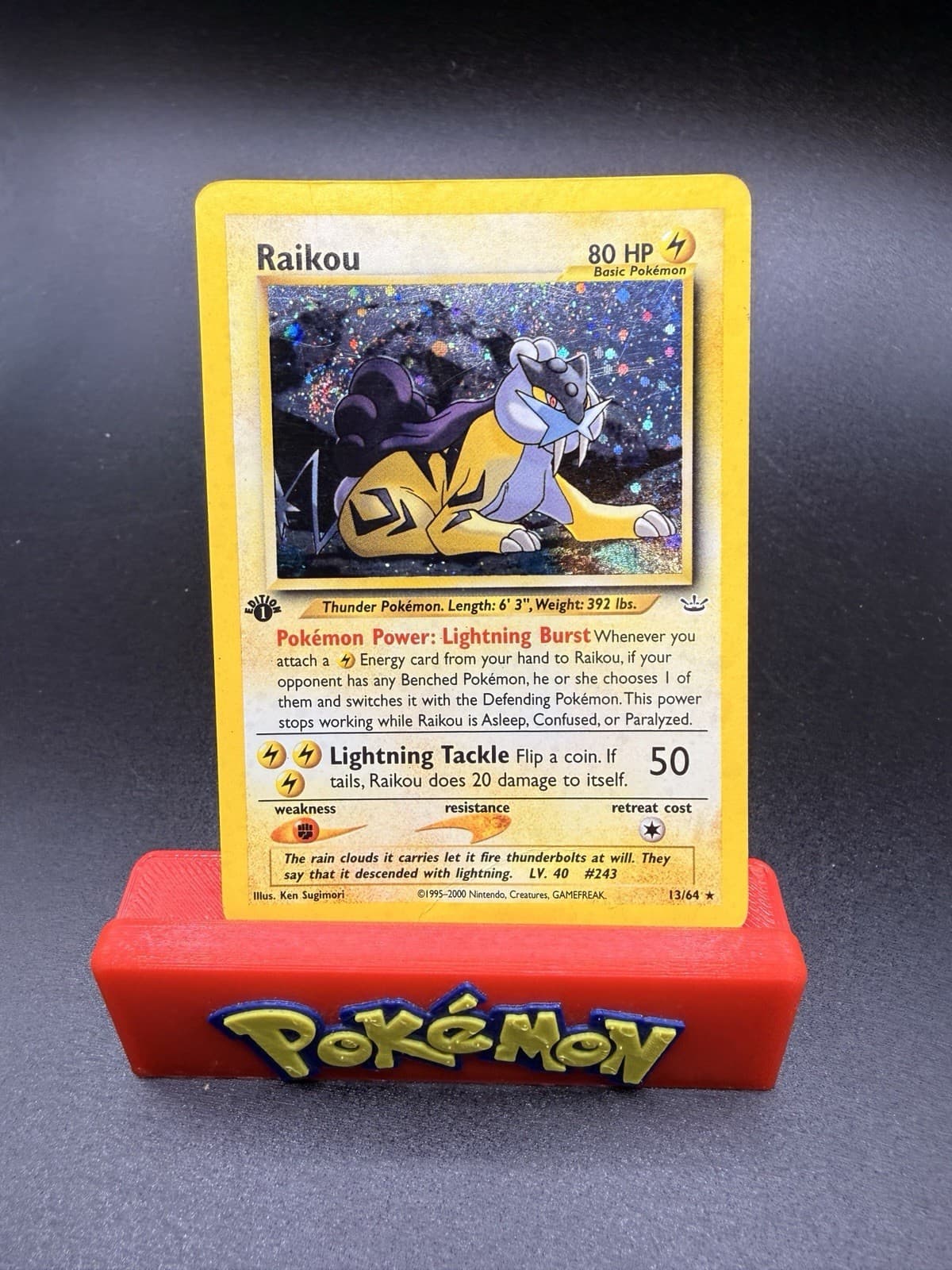 Raikou 2001 Pokemon
