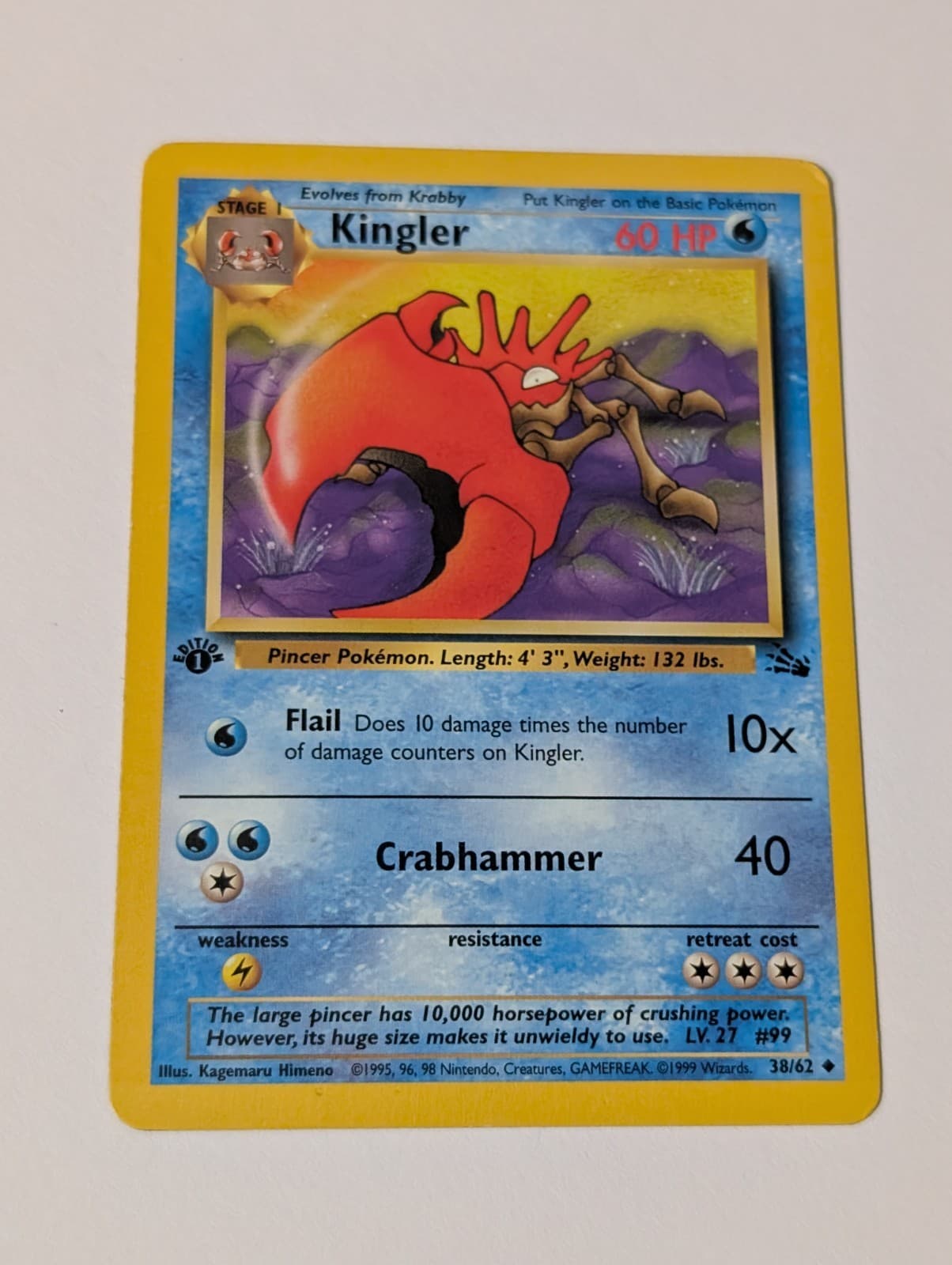 Kingler 1999 Fossil