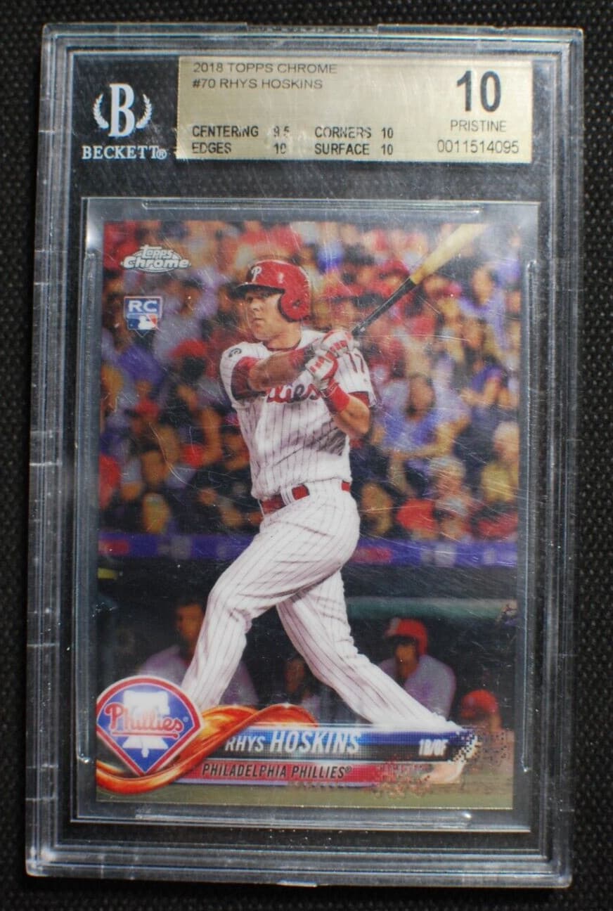 Rhys Hoskins trading card