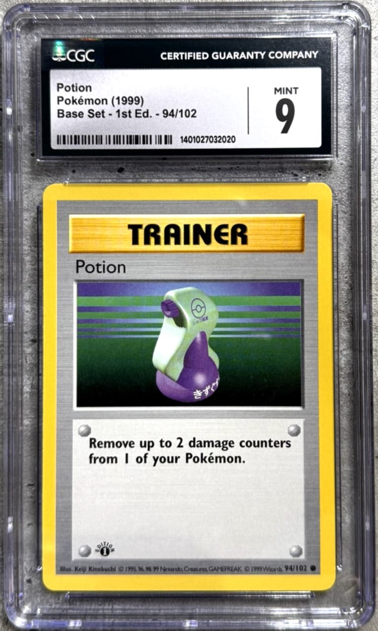 Potion trading card