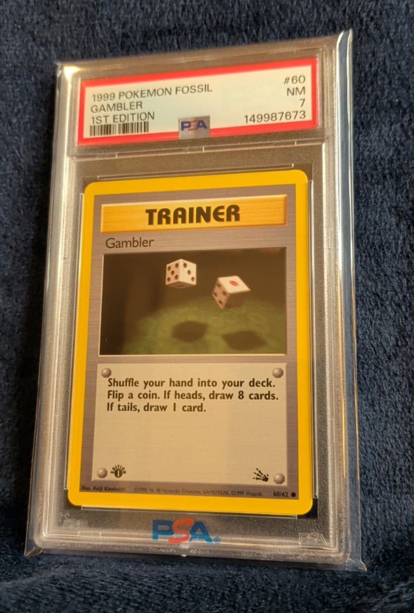 Gambler 1999 Pokemon Fossil example 1