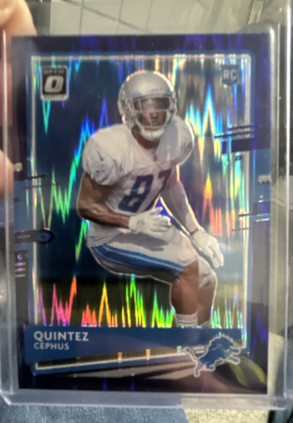 Quintez Cephus trading card