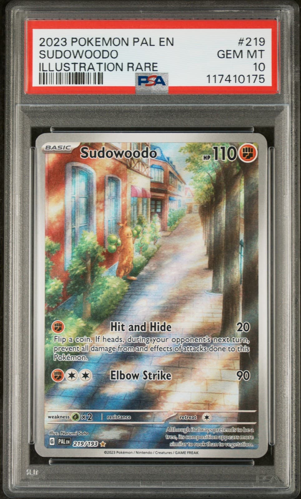 Sudowoodo trading card