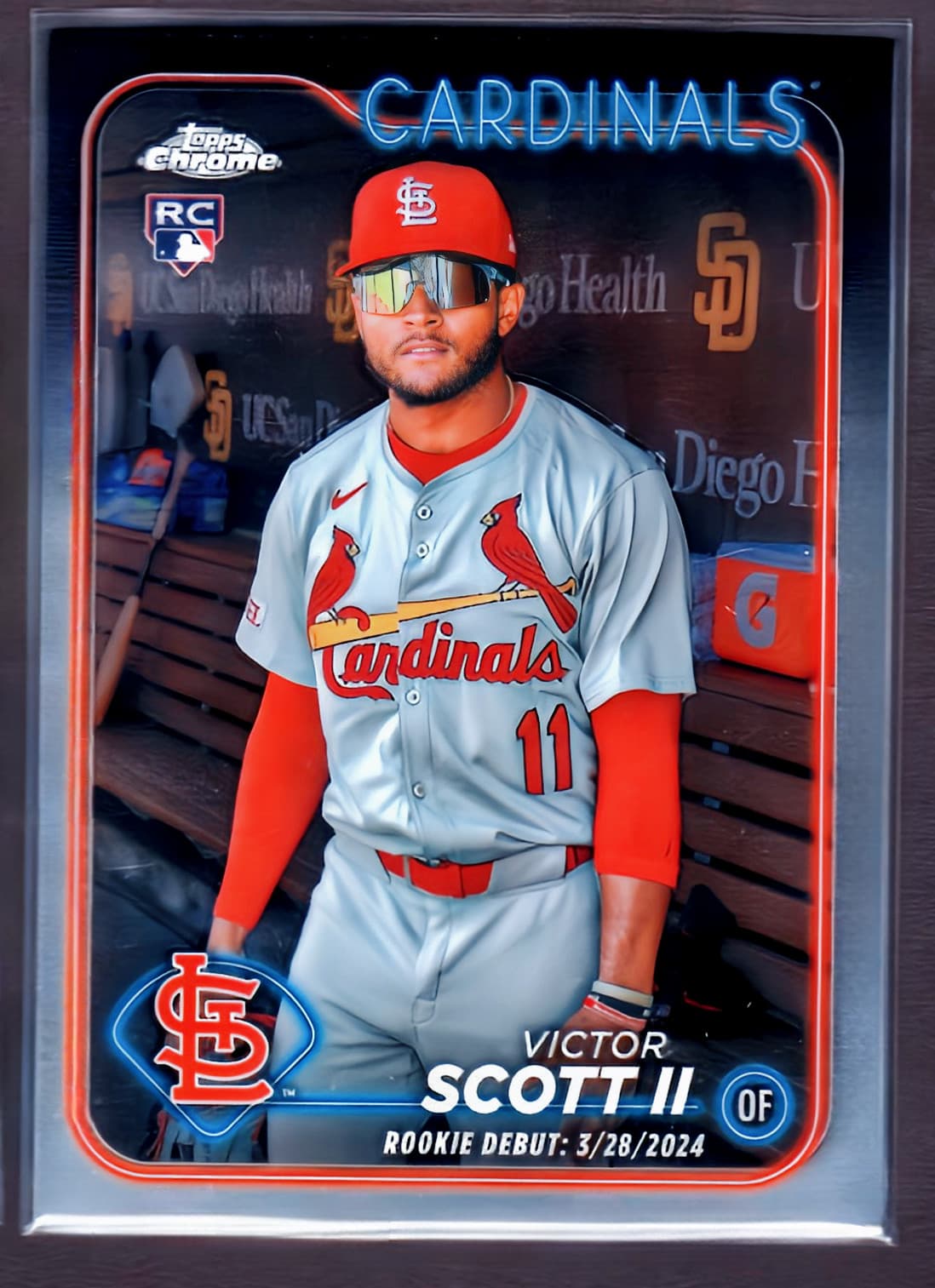 Victor Scott II 2024 topps Topps Chrome Update